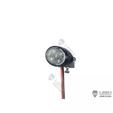 Projecteur ovale 16,5x9,5mm 1/14 Lesu avec led CMS et support articulé - LESU S-1283