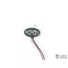 Projecteur ovale 16,5x9,5mm 1/14 Lesu avec led CMS et support articulé - LESU S-1283