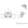 Levelling/stabilizing/earthwork blade for wheel excavators Lesu ET30H 1/14 - Lesu AT-C0034
