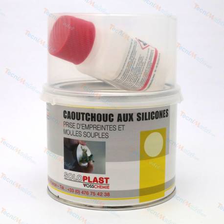 Caoutchouc au silicone 500g SOLOPLAST pour moulages