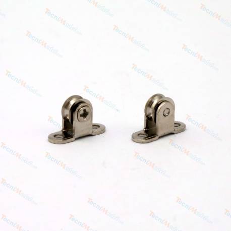 2 Cadènes 13x8x5mm avec réa Ø4mm Aeronaut 532100