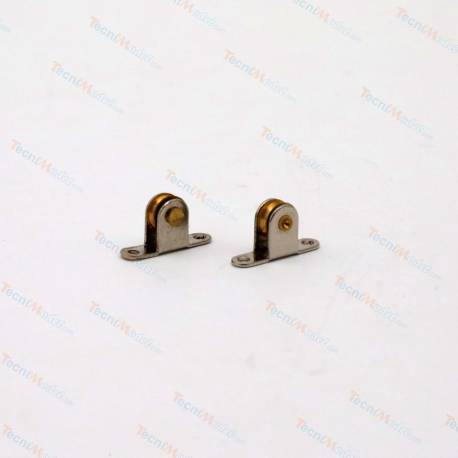 2 Cadènes 10x5x3mm avec réa Ø4mm Aeronaut 532111