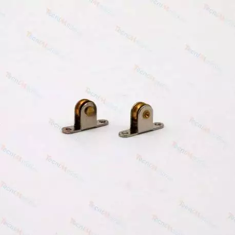 2 Cadènes 10x6x3mm avec réa Ø4mm Aeronaut 532111