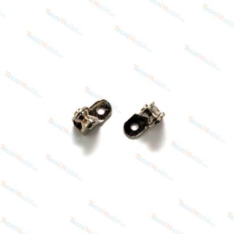 2 Cadènes 9x8x5mm avec réa Ø4mm Aeronaut 532011