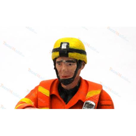 Sauveteur en mer agenouillé 1/32