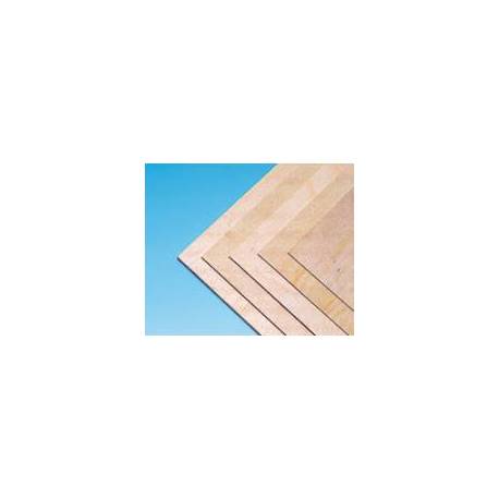 Birch plywood board 600x300mm, thickness: 4mm