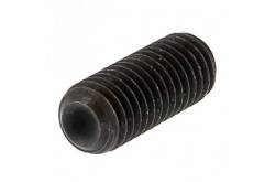 25 Vis sans tête STHC M3x5 en acier noir, embout cuvette