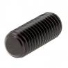 10 Hexagon socket set screws M3x3 black steel flat end