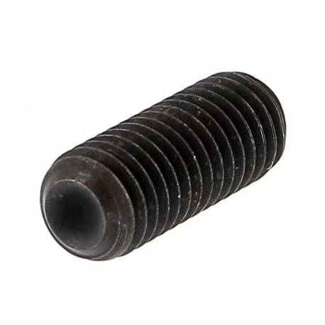 25 Vis sans tête M3x4 embout cuvette en acier noir