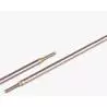 Arbre d'hélice Inox M4 197mm avec tube Ø6mm 165mm Krick 65233