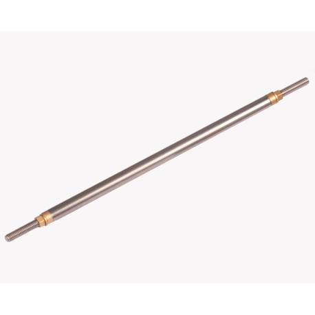 Arbre d'hélice Inox M4 388mm avec tube Ø6mm 351mm Krick 65241