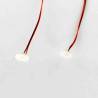 Pair of white side lights 7.3x3.7mm 7.2V - 12V