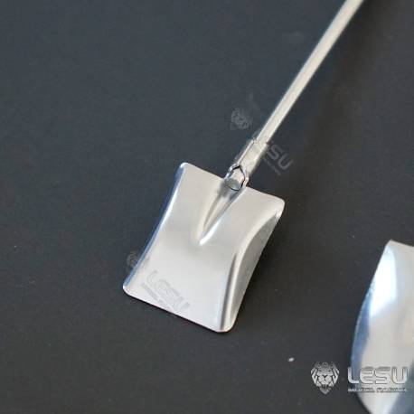 Square metal shovel with 1/14 handle - Lesu G-6145-A
