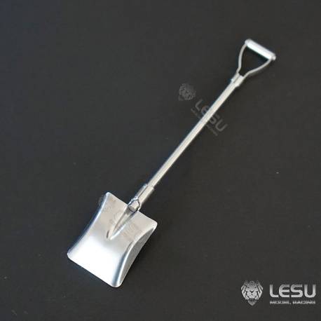 Square metal shovel with 1/14 handle - Lesu G-6145-A