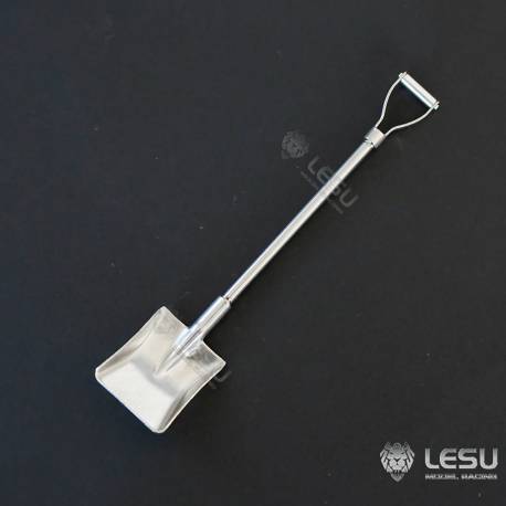 Square metal shovel with 1/14 handle - Lesu G-6145-A