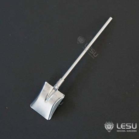 Pelle carrée en métal sans poignée 1/14 - Lesu G-6145-B