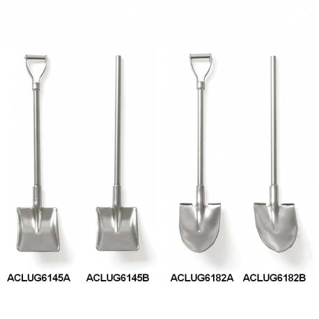 Square metal shovel without handle 1/14 - Lesu G-6145-B