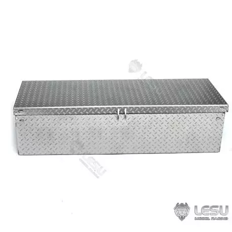 Coffre à batterie en tôle d'inox à motif grain de riz - Lesu Rave RA-G003-B