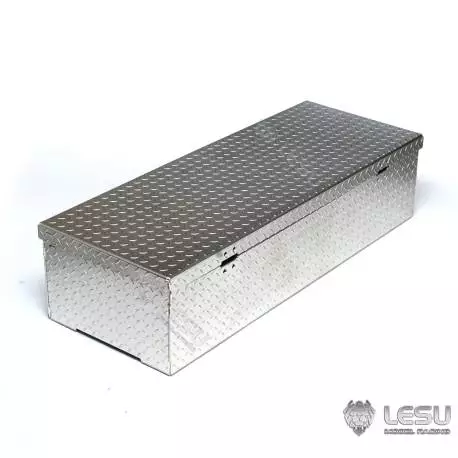 Coffre à batterie en tôle d'inox à motif grain de riz - Lesu Rave RA-G003-B
