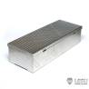 Stainless steel battery box with rice grain pattern - Lesu Rave RA-G003-B
