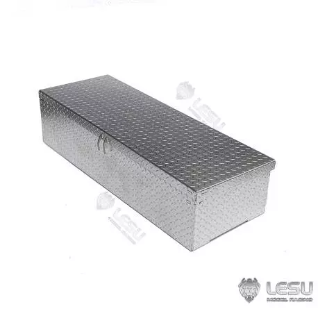 Coffre à batterie en tôle d'inox à motif grain de riz - Lesu Rave RA-G003-B