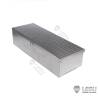 Stainless steel battery box with rice grain pattern - Lesu Rave RA-G003-B