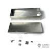 Stainless steel battery box with rice grain pattern - Lesu Rave RA-G003-B
