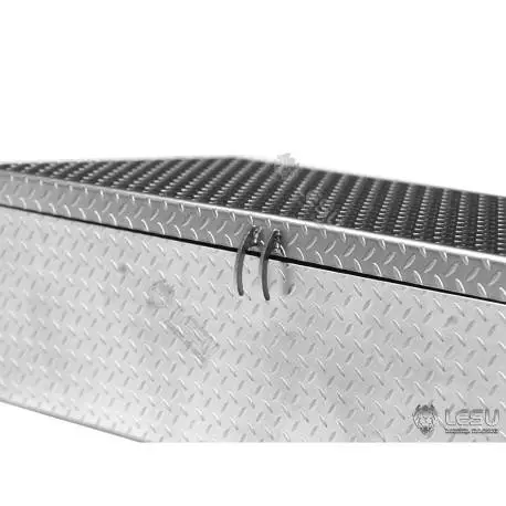 Coffre à batterie en tôle d'inox à motif grain de riz - Lesu Rave RA-G003-B