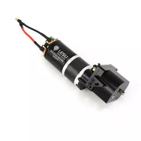 Boîte 2 vitesses LESU 1/28 - 1/42 avec moteur installé
