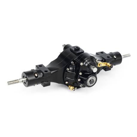 Essieu arrière central alu avec blocage de différentiel pour camions Tamiya Lesu Q-9004-B