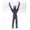 1 Figurine de marin debout bras levés avec casquette 1/30