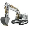 RC Aoue LR945 1/14 hydraulic excavator Kit by LESU