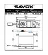 Savöx SC-0251MG+ Servo 16Kg.cm/6v