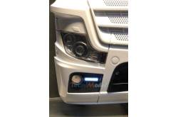 Pair of daytime running lights for Mercedes Actros MP4 1/14 Tamiya 7,2V - 12V