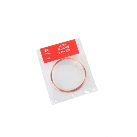 Fil de cuivre Ø0.25mm longueur 5m AMATI 2830