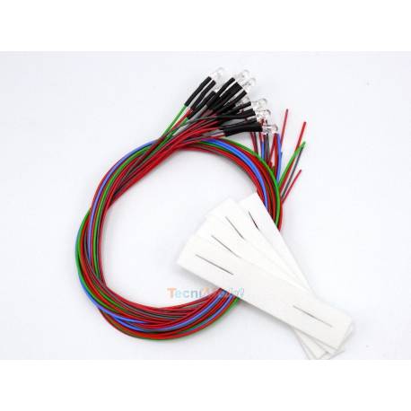 9 Leds beam for Tamiya Scania 770S roof and sun visor - Servonaut DL770S