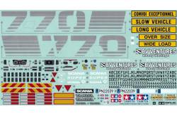 Stickers for Tamiya Scania 770 S 8x4 - Tamiya 1421856