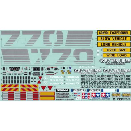 Stickers for Tamiya Scania 770 S 8x4 - Tamiya 1421856