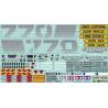 Stickers for Tamiya Scania 770 S 8x4 - Tamiya 1421856