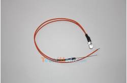 4 Leds 3mm orange 6v-7,2v wire of 18cm medium brightness