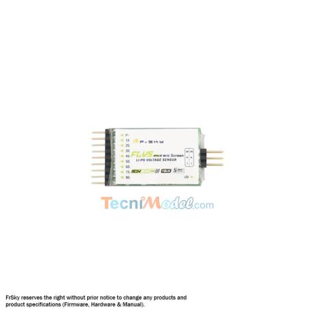 FLVS ADV without display: Lipo/Lion/LiFe battery voltage sensor with Smart-Port, for FR-SKY telemetry
