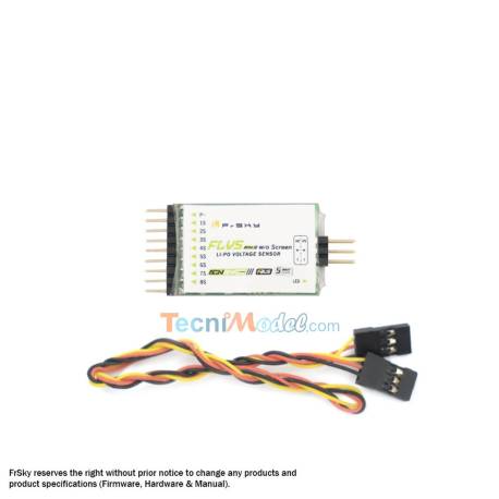 FLVS ADV without display: Lipo/Lion/LiFe battery voltage sensor with Smart-Port, for FR-SKY telemetry