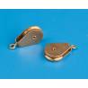 2 Poulies simples Ø12mm en laiton Krick 63084