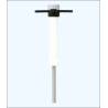 Rudder shaft Ø4mm with brass tube length 49mm Krick rb107-05