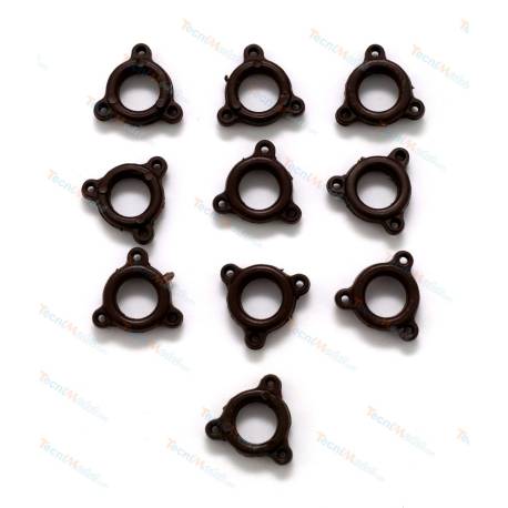 10 Grands Anneaux 7mm avec 3 oeillets Billing Boats BF-0275
