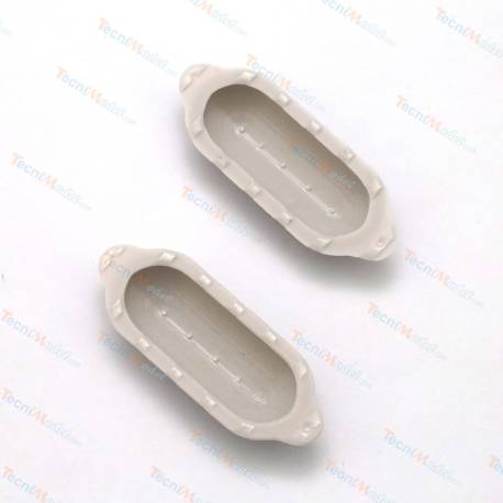 Grey resin fender 15x40mm (1 pc) - Krick 63302