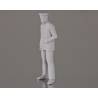 1 Figurine de Capitaine debout 1/25 en résine 3D Krick 64170