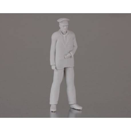 1 Figure de Capitaine debout 1/25 en résine 3D Krick 64170