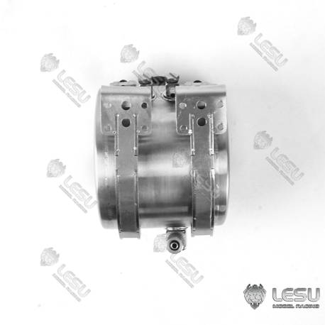 Réservoir en inox de 50mm pour Volvo FH16 1/14 - LESU G-6244-A-50