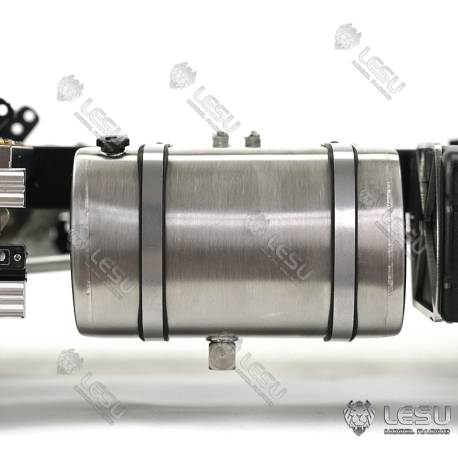 Réservoir en inox de 95mm pour Volvo FH16 1/14 - LESU